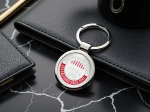 Jeep Portachiavi Donna Look Minimal in Acciaio Inox